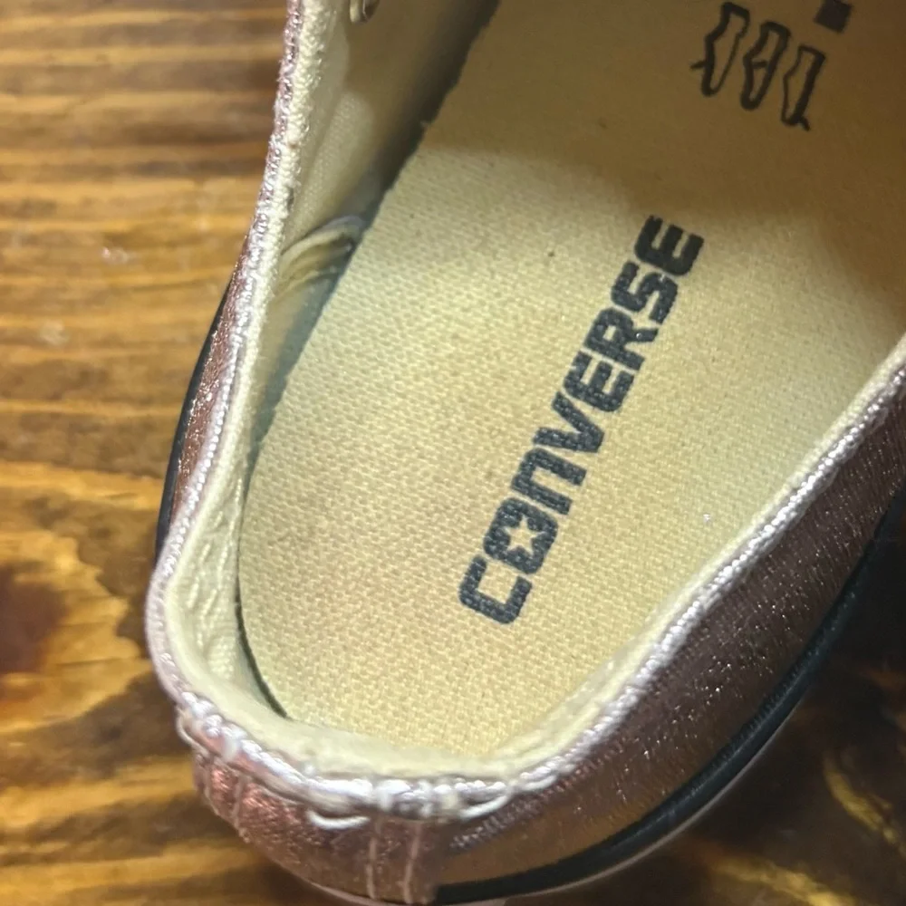 Converse Rose Gold‎ Sneakers Size 3